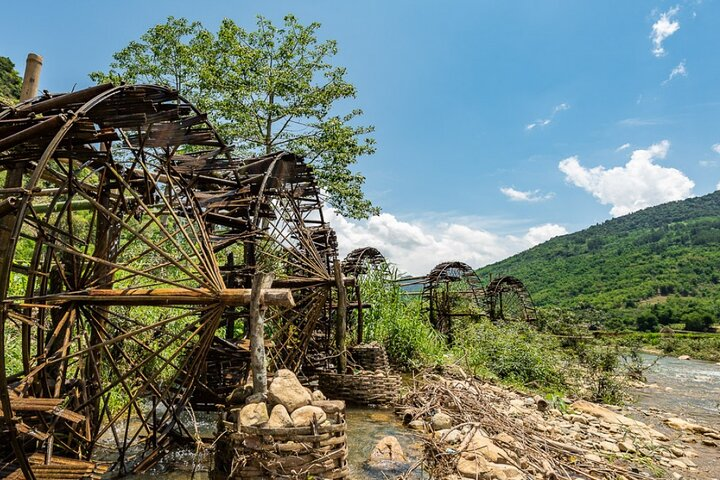 Water wheels at Puluong Nature Reserve