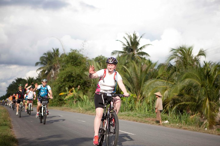 Cycling outside Hanoi