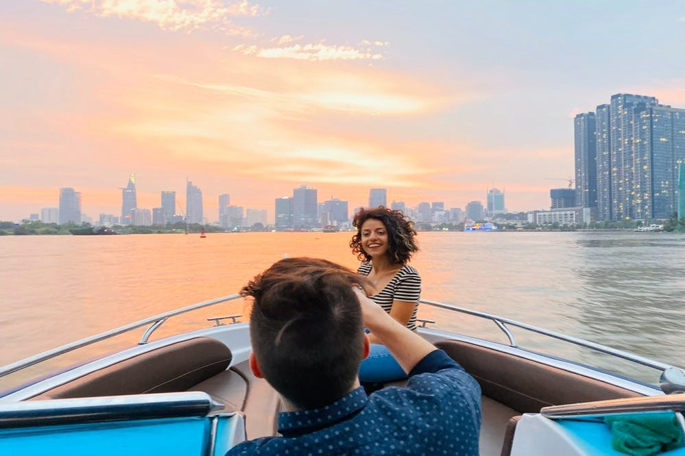 Saigon River: Sunset Speedboat Tour + Cocktail - Photo 1 of 8