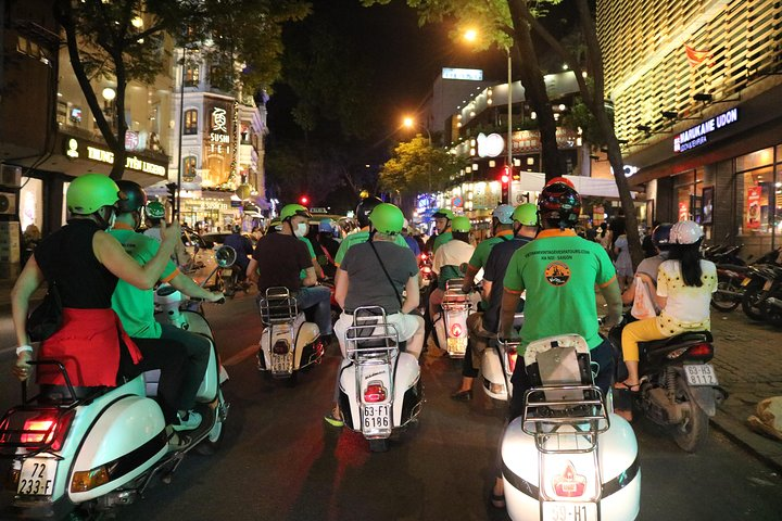 Saigon Vespa By Night Street Food Tour 4,5 Hours - Photo 1 of 11