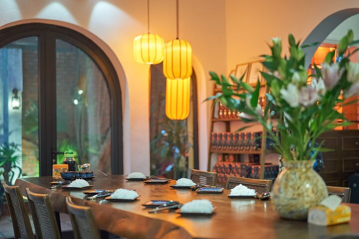 Best Cooking Class in Hanoi with fried spring rolls, Bun Cha (BBQ Pork Noodle), Vietnamese Egg Coffee, Pho Ga (Chicken Noodle), Pho Bo (Beef Noodle), Vietnamese Pancake (Banh Xeo)