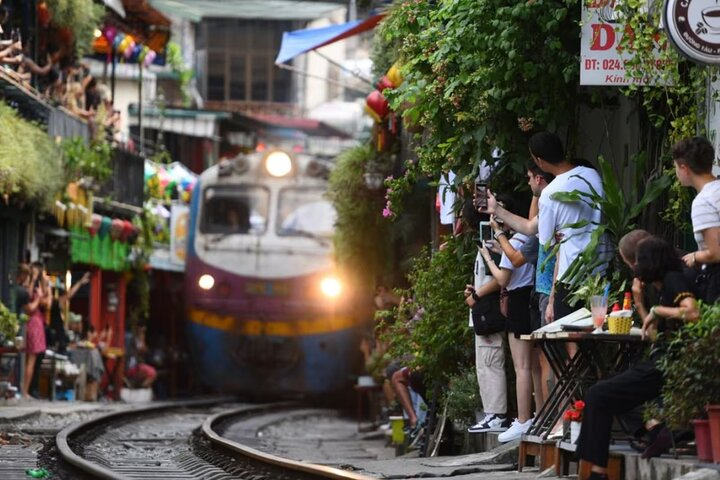 See the train coming