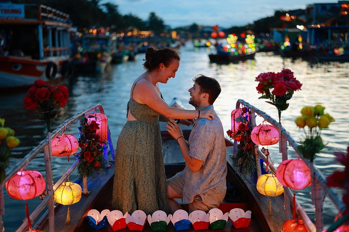 Hoi An Romantic Boat Proposal & Photoshoot Experience - Photo 1 of 18