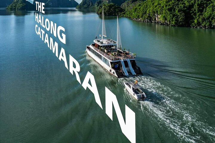 The Halong Catamaran Cruise - Most Luxury Day Tour - Water Slide