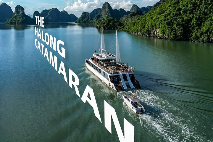 The Halong Catamaran Luxury Day Cruise with Pick up