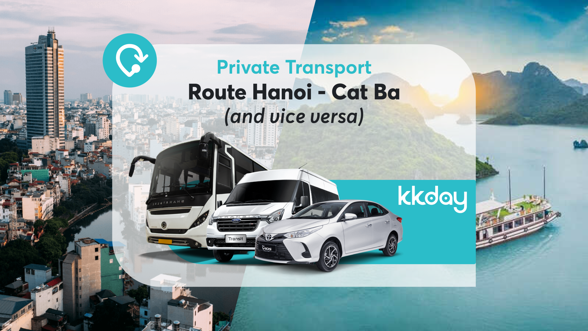 Vietnam Private Transfer | Hanoi To Cat Ba (And Vice Versa) - Photo 1 of 8