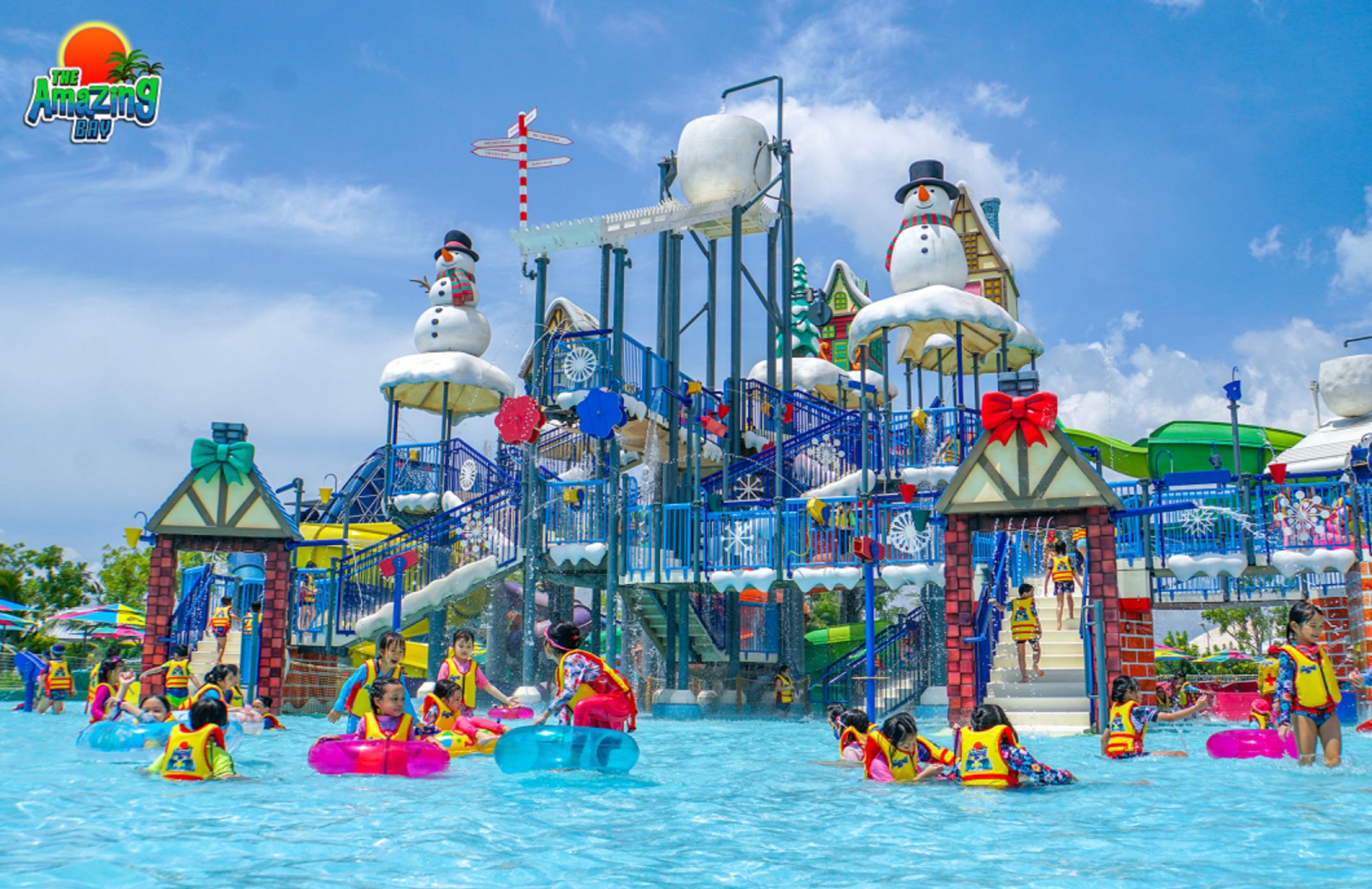 Dive into endless fun at The Amazing Bay Water Park where families enjoy thrilling slides giant wave pools and the largest artificial sea offering perfect moments under the sun.