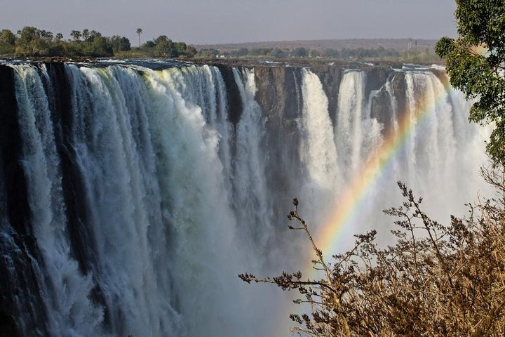 Lunar Rainbow on the Waterfalls at Victoria Falls