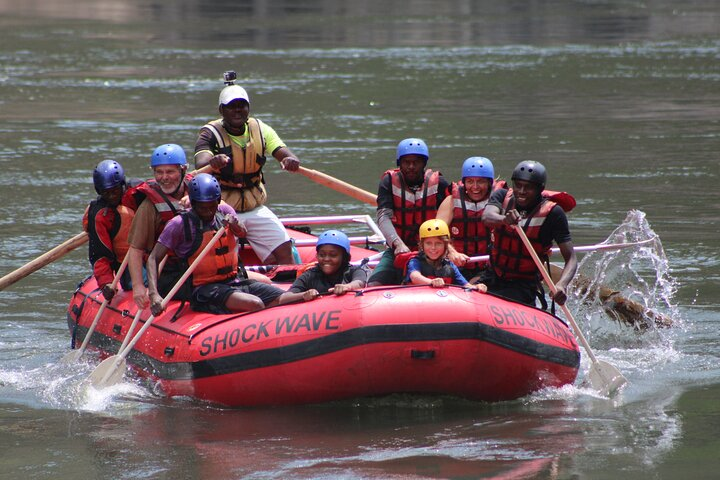 October 2021 Kids Rafting Zambezi River with Shockwave