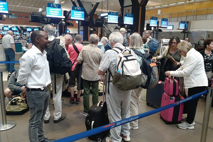 Airport check in assistance